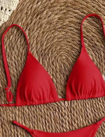 Costum de baie SHEIN, rosu