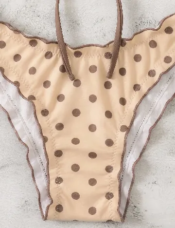 Costum de baie SHEIN, crem
