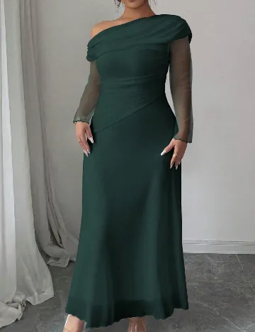 Rochie lunga SHEIN CURVE, verde