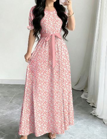 Rochie lunga SHEIN, roz