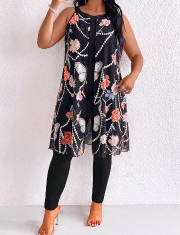 Compleu SHEIN CURVE, negru