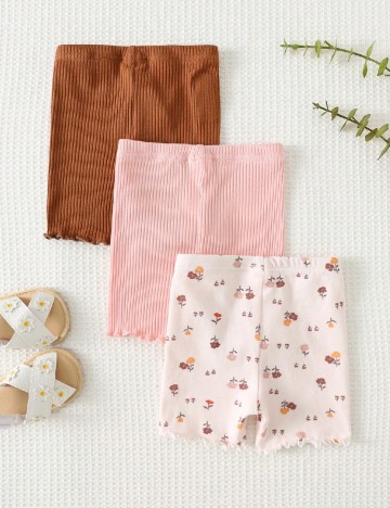 Set pantaloni 3 bucati Shein Kids, mix culori