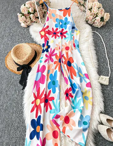 Salopeta SHEIN CURVE, mix culori