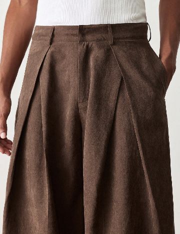 Pantaloni SHEIN, maro