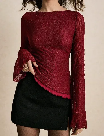Bluza SHEIN, grena