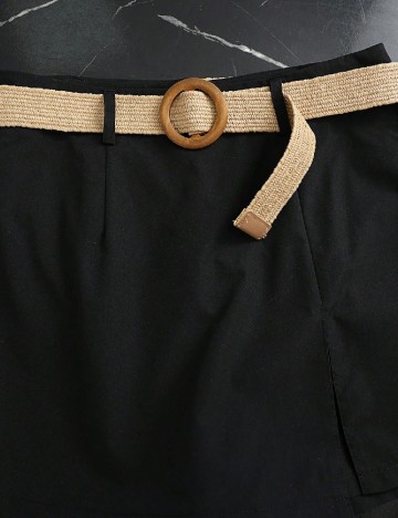 Fusta pantalon SHEIN, negru
