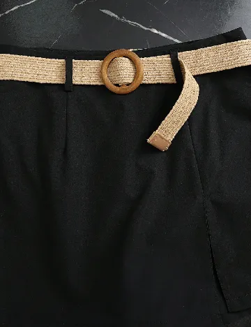 Fusta pantalon SHEIN, negru
