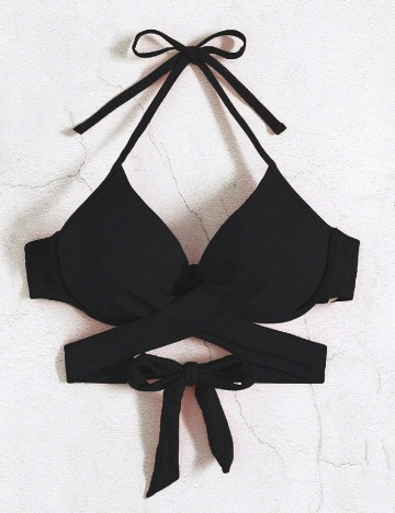 Sutien de baie SHEIN CURVE, negru