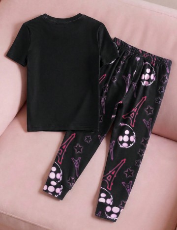 Pijama Shein Kids, negru