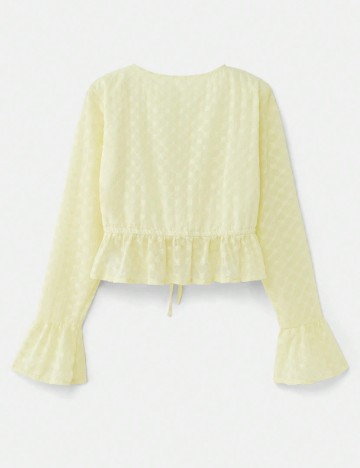 Bluza SHEIN, galben deschis