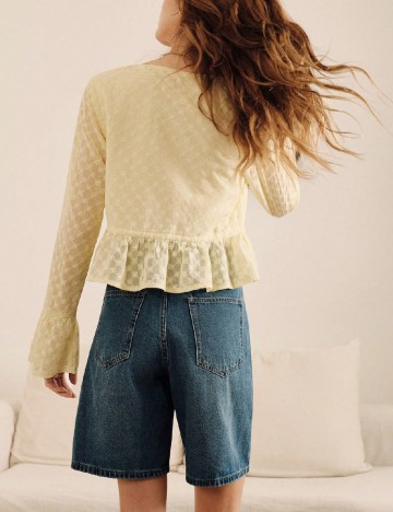 Bluza SHEIN, galben deschis