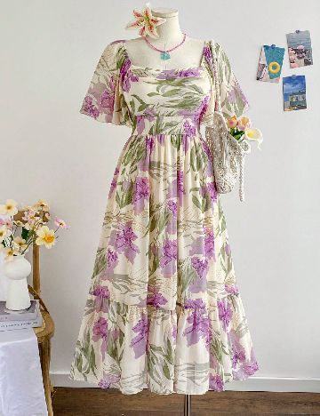 Rochie medie SHEIN CURVE, floral