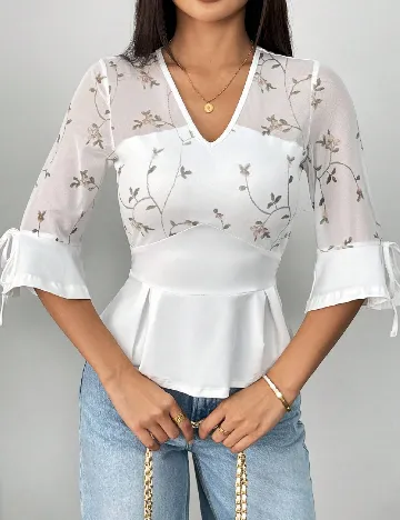 Bluza SHEIN, alb