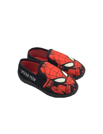 Papuci de Casa Marvel, negru/rosu