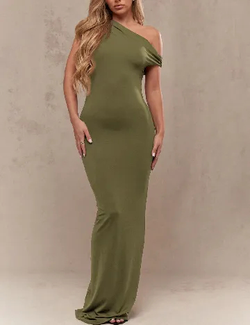 Rochie lunga Missguided, verde