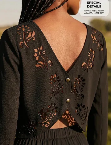 Bluza Cajuni, negru