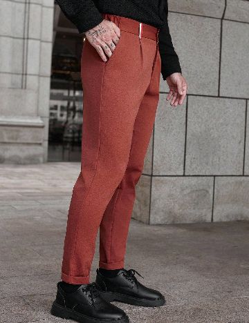 Pantaloni SHEIN, grena
