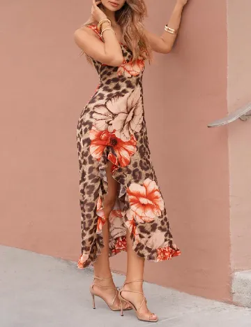 Rochie medie SHEIN, animal print
