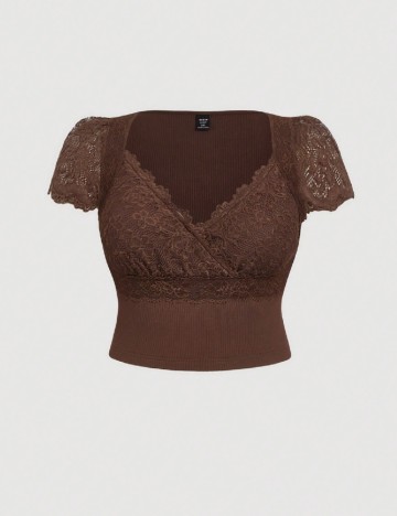Top SHEIN CURVE, maro