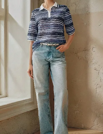 Bluza Anewsta, albastru
