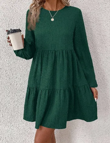 Rochie scurta SHEIN, verde