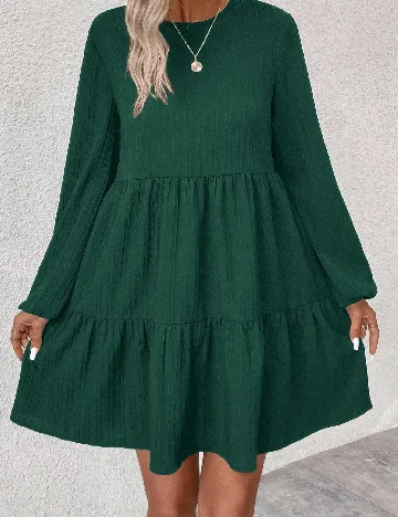 Rochie scurta SHEIN, verde