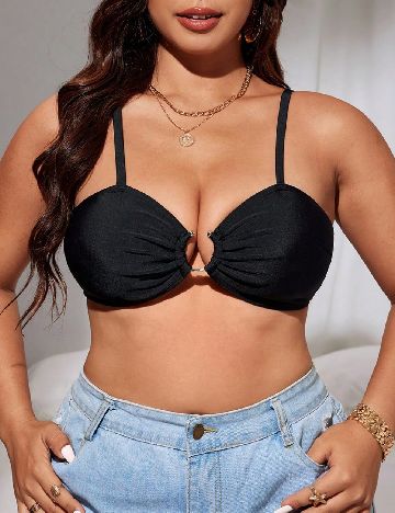 Sutien de baie SHEIN CURVE, negru