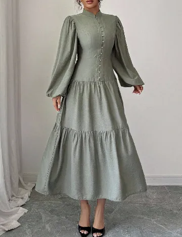Rochie lunga SHEIN, verde