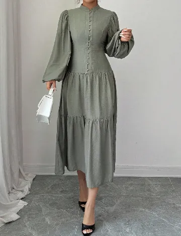 Rochie lunga SHEIN, verde