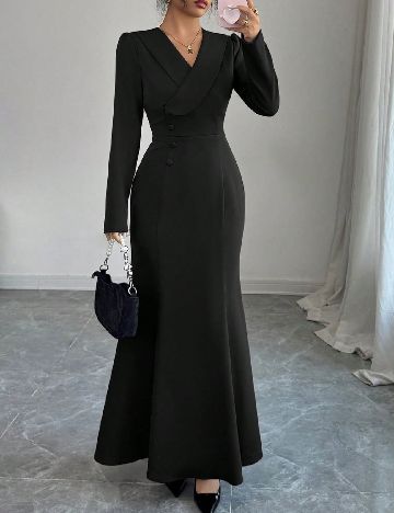 Rochie lunga SHEIN, negru