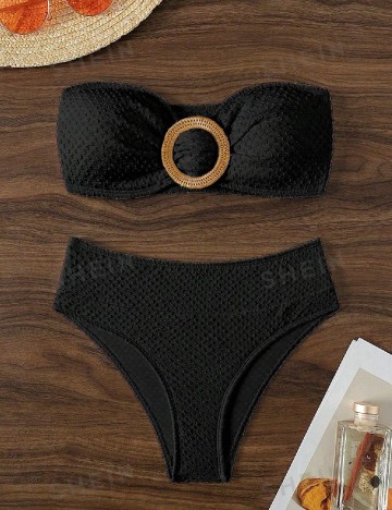 Costum de baie SHEIN, negru
