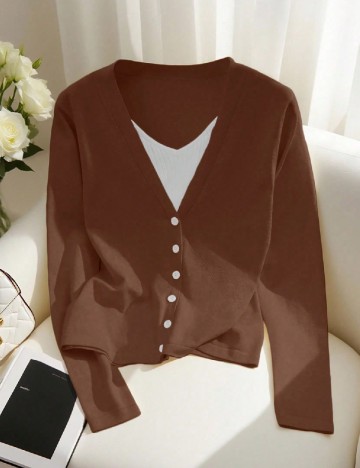 Bluza SHEIN, maro