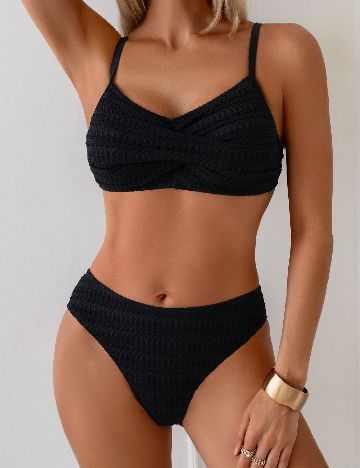 Costum de baie SHEIN, negru