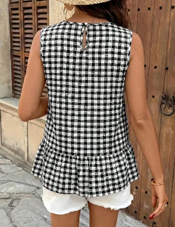 Bluza SHEIN Maternity, negru/alb