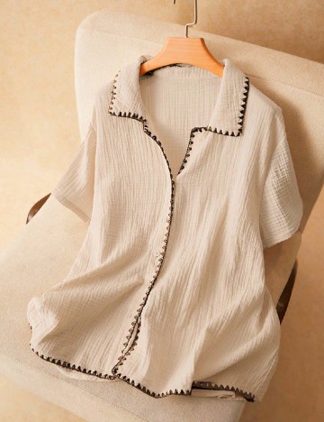 Camasa SHEIN CURVE, crem