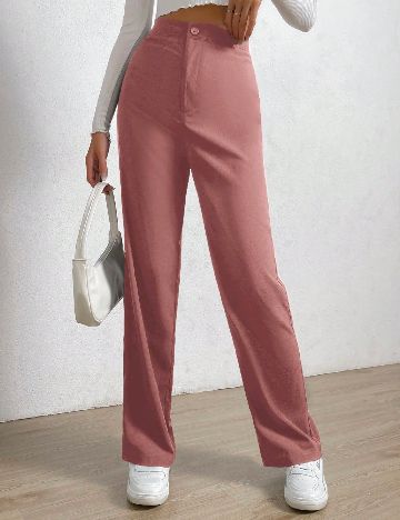 Pantaloni SHEIN, roz
