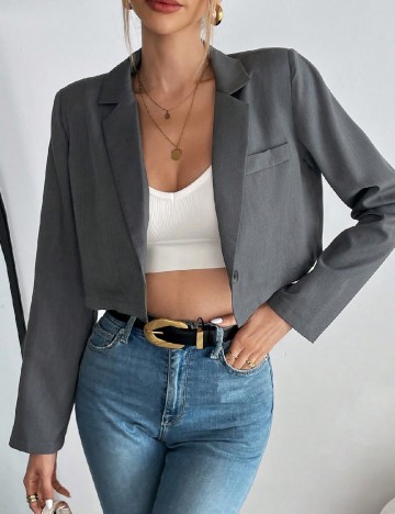Blazer SHEIN, gri