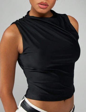 Top Missguided, negru