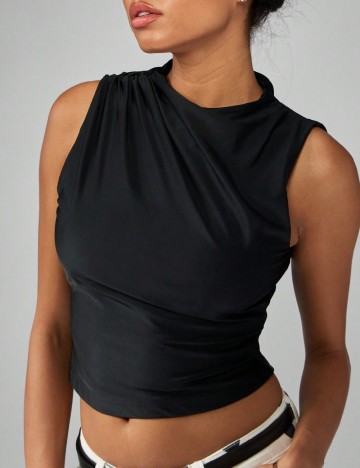 Top Missguided, negru