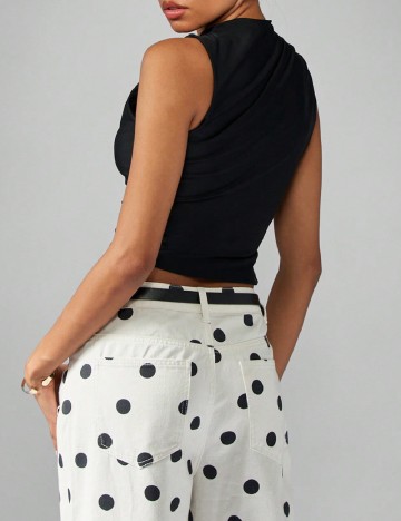 Top Missguided, negru