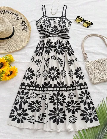 Rochie lunga SHEIN, alb