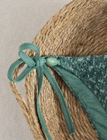 Chilot de  baie SHEIN CURVE, verde