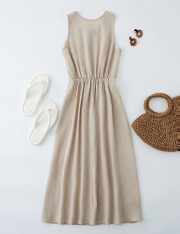 Rochie medie SHEIN, bej