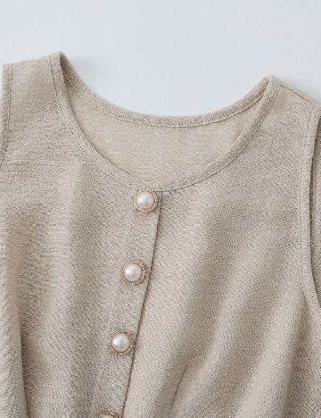 Rochie medie SHEIN, bej