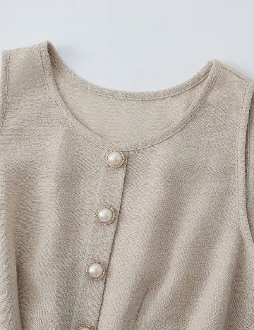 Rochie medie SHEIN, bej