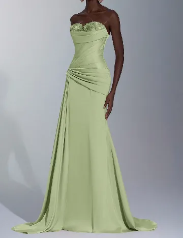 Rochie lunga SHEIN, verde