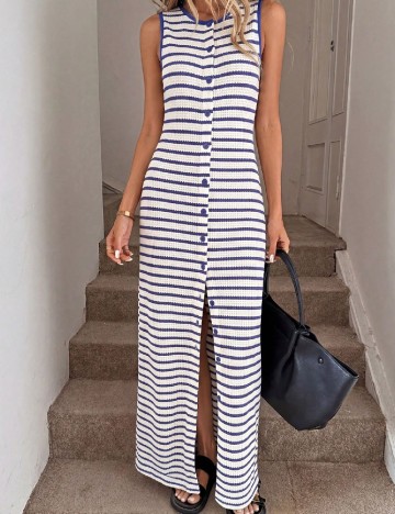 Rochie lunga SHEIN, crem