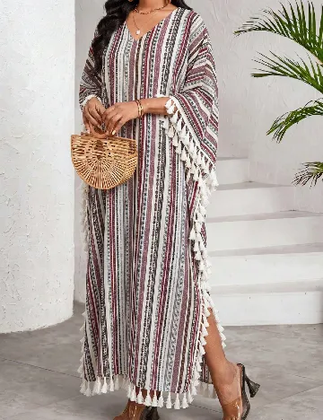 Rochie lunga SHEIN CURVE, mix culori
