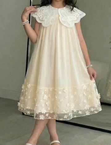 Rochie Shein Kids, galben deschis