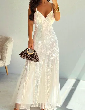 Rochie lunga SHEIN, alb